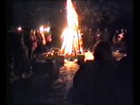 Milena Kosec - Ceremnonial burning of scarecrows at the garden of Vila Katarina