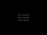 Vesna Bukovec - Ko se zbudim, bom naredila nekaj lepega